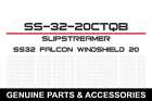 Ss-32-20ctqb 56-6586bk Slipstreamer Ss32 Falcon Windshield 20