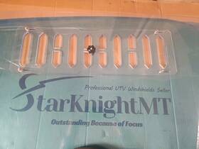 Starknight Mt Abg500utv Utv Vented Front Windshield For Polaris Ranger Midsize 570 500 Sp/crew 2015-2025