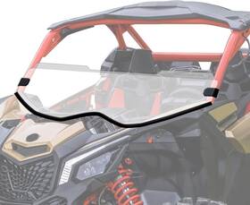 Abg026-utv Starknightmt Half Front Windshield Windscreen For 2017-2023 Can Am Maverick X3 Turbo R Max
