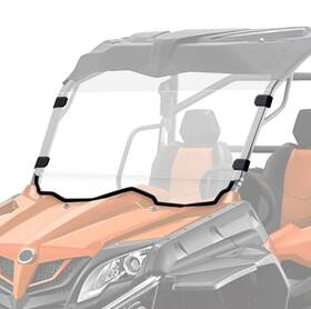 Abg082-utv Starknightmt Scratch-resistant Full Windshield For Cfmoto Zforce 800 Trail Ex 2014-2022