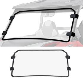 Abg166-utv Starknightmt Utv Full Windshield For 2017 Polaris General 1000/general 4 1000 Front Window