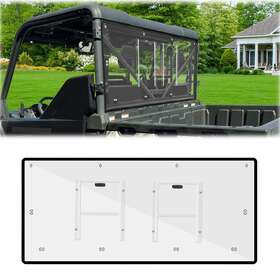 Xl2019-2023 Starknightmt Abg204-utv Uforce Vented Rear Window For Cfmoto 1000 /1000 Windshield Xl2019-2023 Starknightmt Abg204-utv Uforce Vented Rear Window For Cfmoto 1000 /1000 Windshield