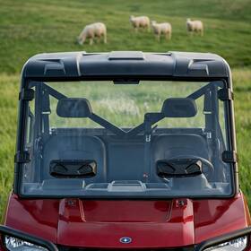 Abg247-utv Starknightmt #amz-sk Polaris Ranger Xp 1000 Crew Vented Windshield Adjustable Dual Vents 2017-2026