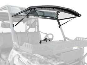Fws-tr-800sx-70 Super Atv Clear Scratch Resistant Flip Windshield For Tracker 800sx 2020