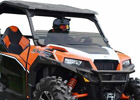 Hws-p-gen1k-76 Super Atv Light Tinted Half Windshield For Polaris General Xp 1000 4