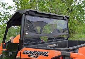 Rws-p-gen1k-75 Super Atv Polaris General Clear Rear Windshield