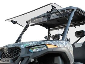 Fws-cf-uf600-70 Super Atv Scratch Resistant Flip Windshield For Cfmoto Uforce 600 2021