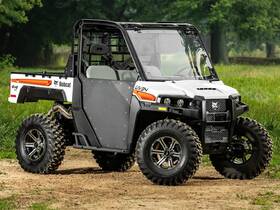 Fws-p-ran-001-70 Superatv.com Fws-p-ran-001-70#uv Scratch Resistant Flip Windshield For Bobcat Uv34 - 2019