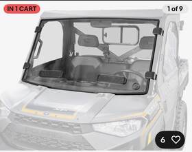 Ws-p-ran1k-v-001-70 Superatv.com Ws-p-ran1k-v-001-70#st Scratch Resistant Vented Windshield For Polaris Ranger 1000