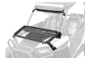 Fdgws-p-rzrt-01 Superatv Flip Down Glass Windshield For Polaris Rzr Xp 1000/ Turbo - Read