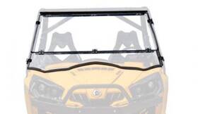 Fdws-ca-com-70 Superatv 2011-2020 Can-am Commander Poly Flip Windshield