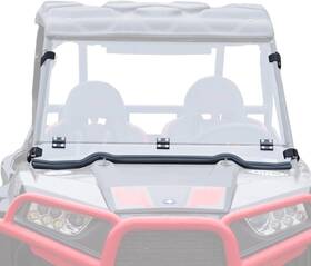 Fdws-p-rzr1k-001-70 Superatv Fdws-p-rzr1k-001-70#aa Polaris Rzr 900 Flip / Fold Down Clear Scratch Resistant Windshield