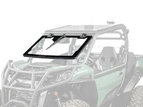 Fgws-ca-com-w-01 Superatv Fgws-ca-com-w-01#ab Maxdrive Power Flip Glass Windshield For Can-am Maverick Sport/w Wiper