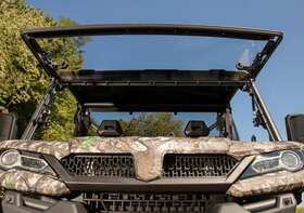 Fws-cf-uf1000-002-70 Superatv Scratch Resistant Front Flip Windshield For Cfmoto Uforce 1000 2023
