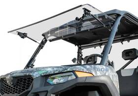 Fws-cf-uf600-001-70 Superatv Scratch Resistant Flip Windshield For Cfmoto Uforce 600 2023