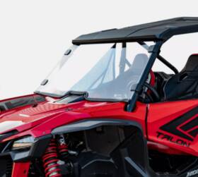 Fws-h-pi0500-70 Superatv Honda Pioneer 500 Scratch Resistant Flip Windshield