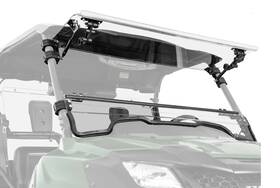 Fws-h-pio700-002-70 Superatv Font Flip Windshield For Honda Pioneer 700 / 700-4 2014