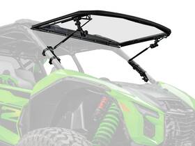 Superatv Fws-k-h2-70 Kawasaki Teryx H2 Scratch-resistant Flip Windshield/2026