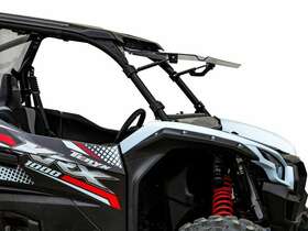 Fws-k-krx-001-70 Superatv Scratch Resistant Flip Windshield For Kawasaki Teryx Krx 1000 2020