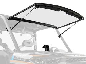 Fws-p-ran1k-002-70 Superatv Fws-p-ran1k-002-70#pk Scratch Resistant Flip Windshield For Polaris Ranger Xp Kinetic/2024