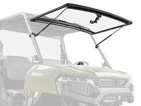 Superatv Fws-p-ran500-70 Scratch-resistanct Flip Windshield For Polaris Ranger 500/2026