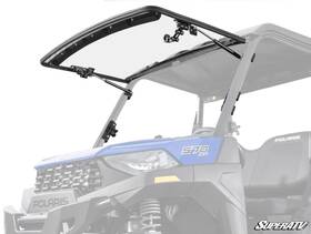 Fws-p-ran570-001-70 Superatv - Scratch Resistant Flip Down Windshield
