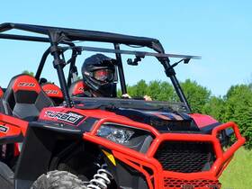 Fws-p-rzr1k-002-75 Superatv Fws-p-rzr1k-002-75#ua Polaris Rzr Xp 1000 Folding Windshield Scratch Resistant By