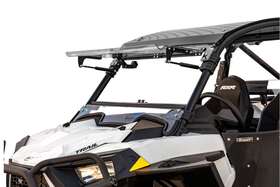 Fws-p-rzr900s-70 Superatv Scratch Resistant Flip Windshield For Polaris Rzr Trail 900 / S 2021