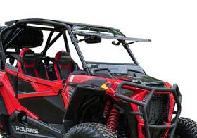 Fws-p-rzrxpts-70 Superatv Scratch Resistant Flip Windshield Polaris Rzr Xp / 4 Turbo S