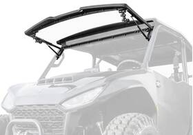 Fws-sw-ut104-70 Superatv Scratch Resistant Flip Windshield For Segway Ut10 Crew 2024