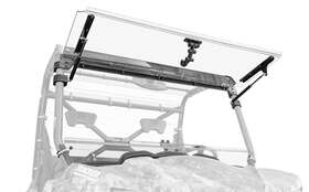 Fws-tr-500s-70 Superatv Scratch Resistant Front Flip Windshield For Artic Cat Tracker 500s /