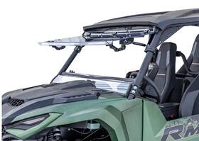 Fws-y-rmax4-70 Superatv Scratch Resistant Flip Windshield For Yamaha Wolverine Rmax 4 2021