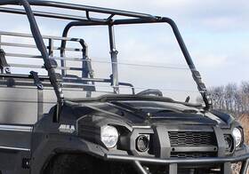 Hws-k-mule-fxt-70 Superatv Kawasaki Mule Pro Fxt Scratch Resistant Half Windshield