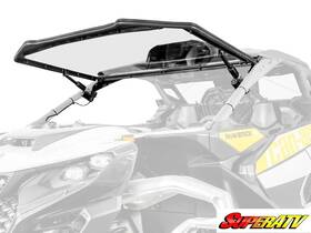 Pfws-ca-mavr-70 Superatv Maxdrive Power Flip Windshield Can Am Maverick R / Max 2024