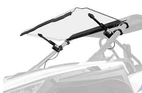 Pfws-p-proxp-70 Superatv Maxdrive Power Front Flip Windshield For Polaris Pro Xp/ 4 / Turbo R/4