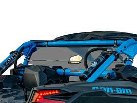 Rws-ca-x3-001-71 Superatv Dark Tinted Heavy Duty Rear Windshield For Maverick X3 2017