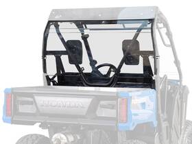 Rws-h-pio520-76 Superatv Rws-h-pio520-76#aa Rear Windshield For Honda Pioneer 500/2017-2020