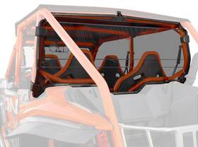 Rws-h-tal4-001-71 Superatv Dark Tint Rear Windshield For Honda Talon R/x-4 1000