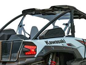 Rws-k-krx-76 Superatv Rear Standard Light Tint Windshield For Kawasaki Teryx Krx 1000 2020