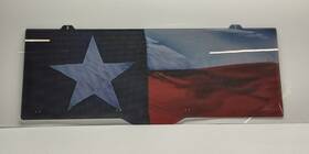Rws-p-ran900-70f Superatv 2013-2020 Polaris Ranger 900 Texas Flag Rear Windshield Rws-p-ran900-70