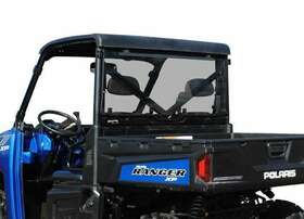 Rws-p-ran900-76 Superatv Light Tint Rear Windshield For Polaris Ranger Xp 1000 / 900