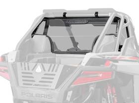 Rws-p-rzrtr-001-v-76 Superatv Rear Vented Windshield For Polaris Rzr Turbo R Pro Xp With Rf