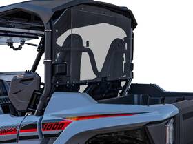 Rws-y-rmax-72 Superatv Light Tint Scratch Resistant Rear Windshield For Yamaha Wolverine Rmax2