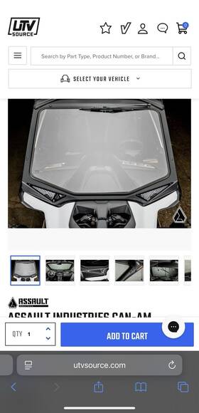 Utvs0123127 Superatv Assault Industries Maverick R Windshield