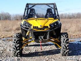 Ws-ca-com-70 Superatv Full Windshield Clear - Scratch Resistant