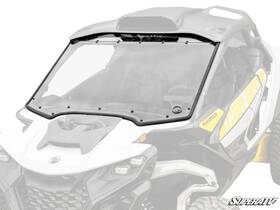 Ws-ca-mavr-70 Superatv Can-am Maverick R Scratch-resistant Full Windshield