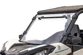 Ws-ca-t-v-70 Superatv Scratch Resistant Full Vented Windshield For Can-am Maverick / Comma