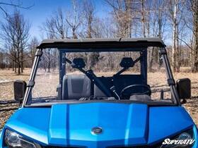 Ws-cf-uf1000-70 Superatv Full Windshield Clear - Scratch Resistant