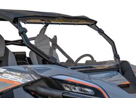Superatv Ws-cf-zf950-70 Scratch Resistant Full Windshield For Cfmoto Zforce 950 2020-2022