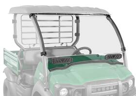 Ws-k-mule-sx-v-70 Superatv Full Scratch Resistant Vented Windshield For Kawasaki Mule Sx